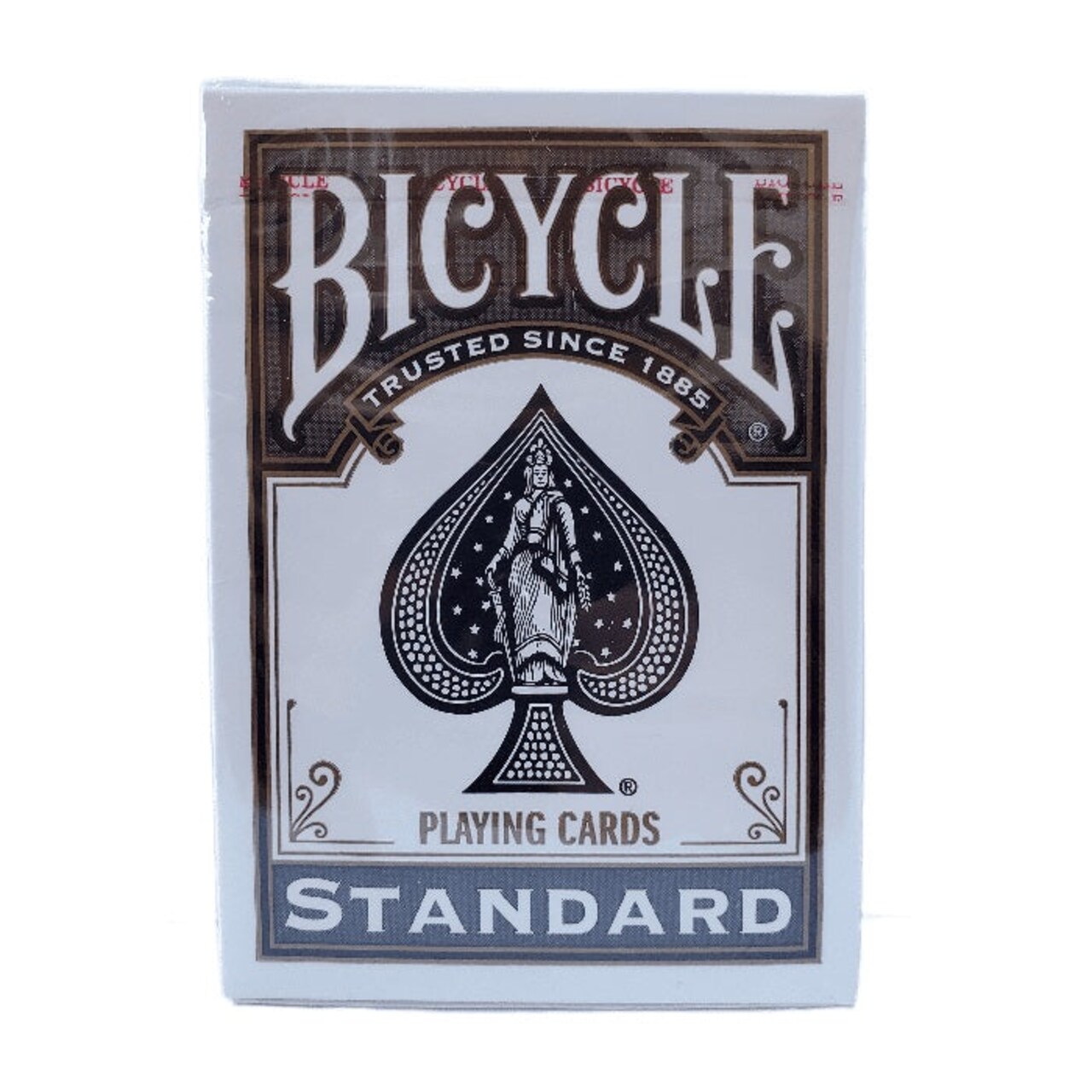 Bicycle Rider Back Black Playing Cards, Poker Size Standard Index, 1 Deck